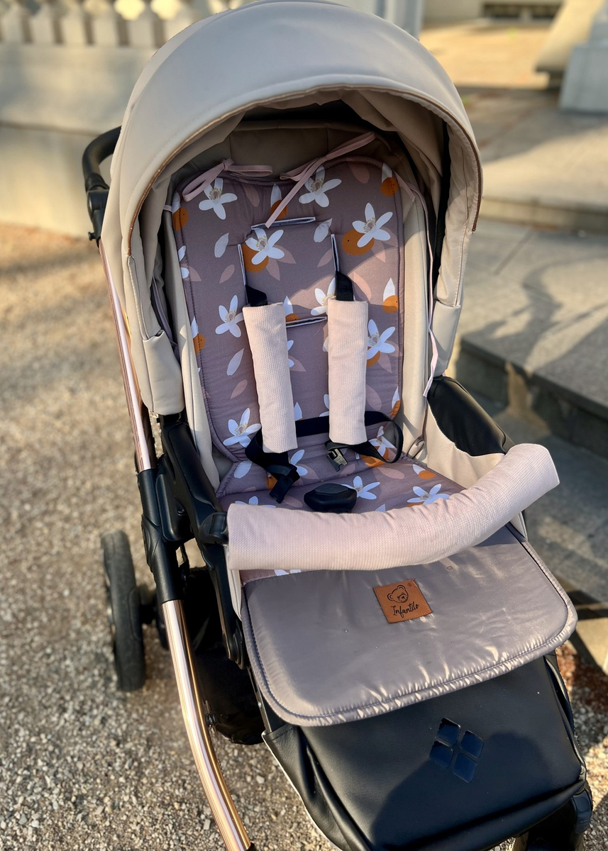 Wkładka do wózka VELVET - ZESTAW