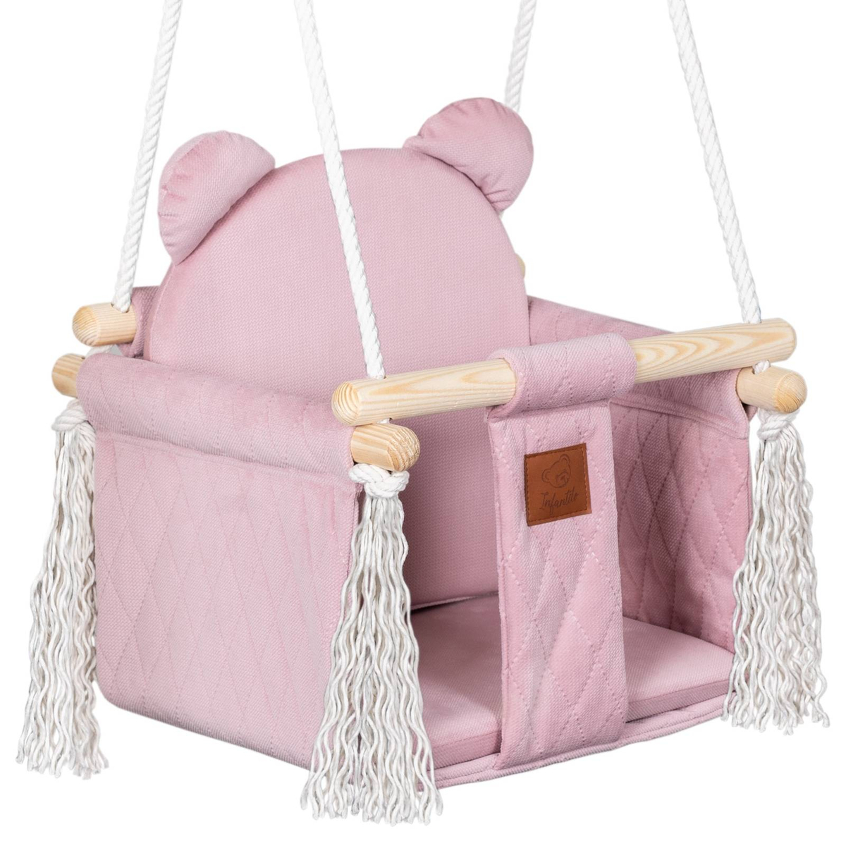 Huśtawka dla dzieci VELVET PIKOWANY