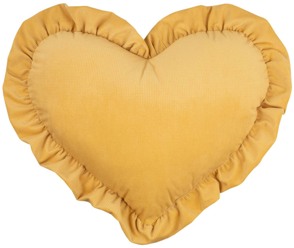 Poduszka dekoracyjna SERCE z falbanką VELVET