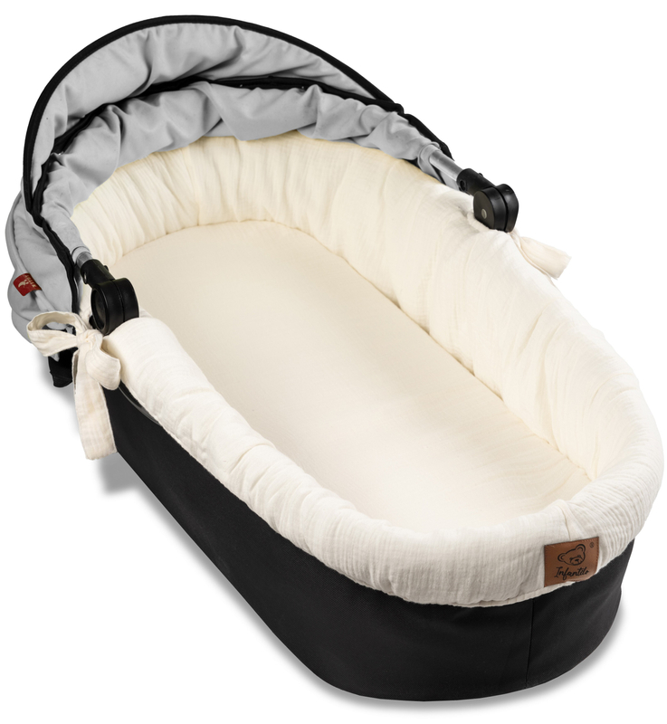 Wkład do gondoli z materacykiem MUŚLINOWY