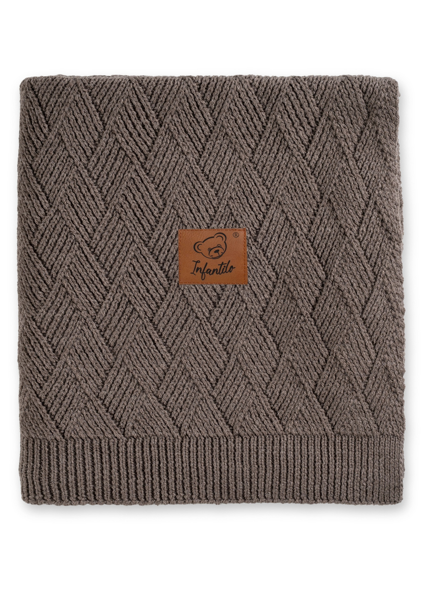 Kocyk dla niemowlaka z WEŁNY MERINO 80x100