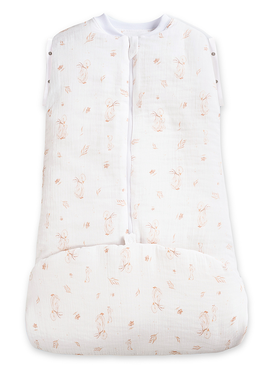 Śpiworek do spania muślinowy PREMIUM light MOMMY GOOSE