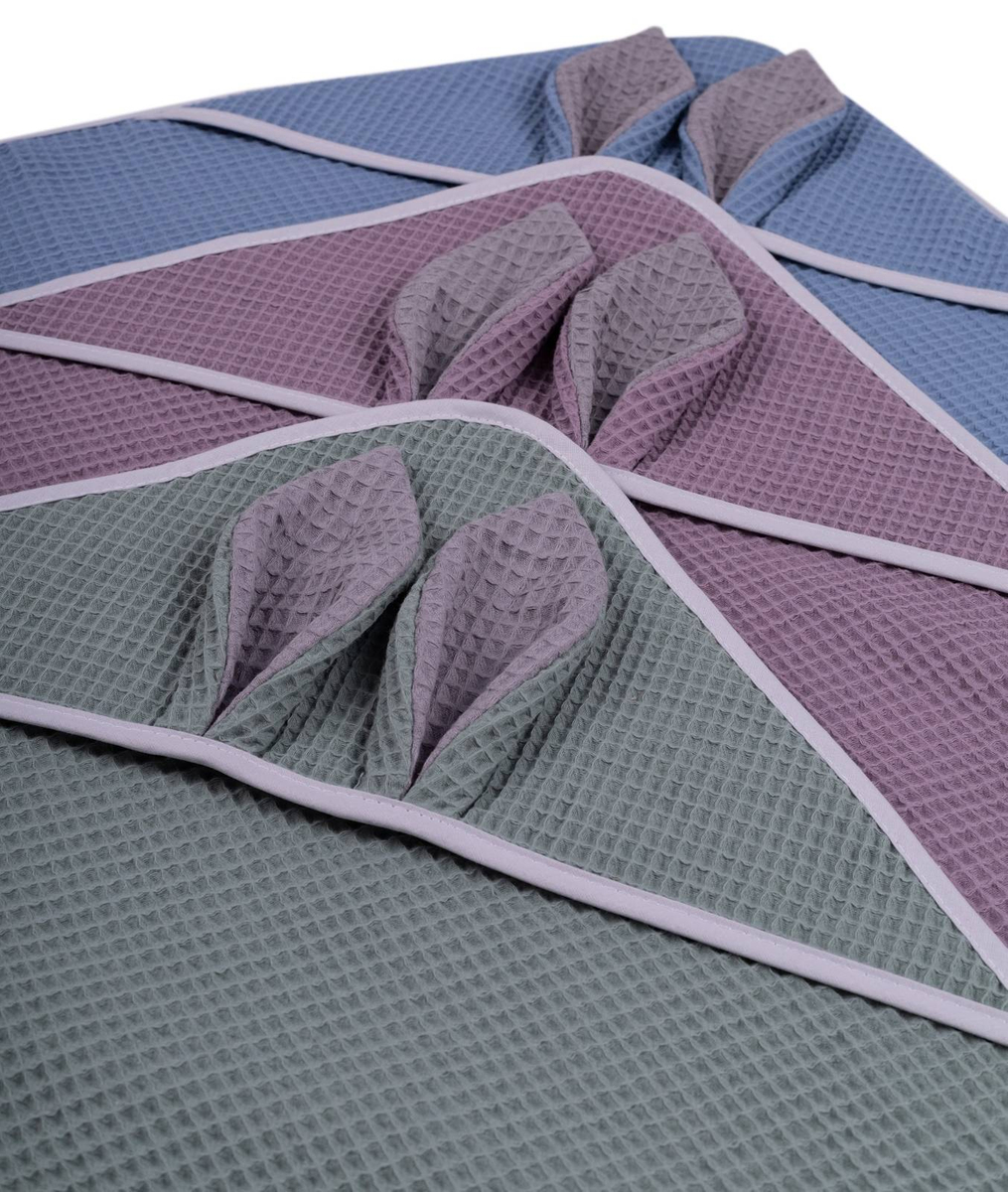 Okrycie kąpielowe WAFEL BUNNY 80X80 