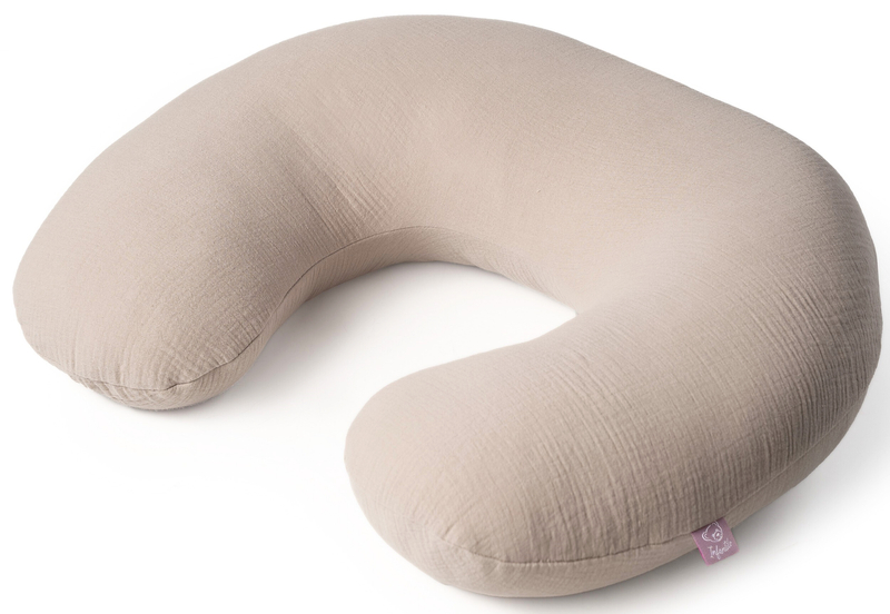 Poduszka do karmienia rogal MUŚLINOWY