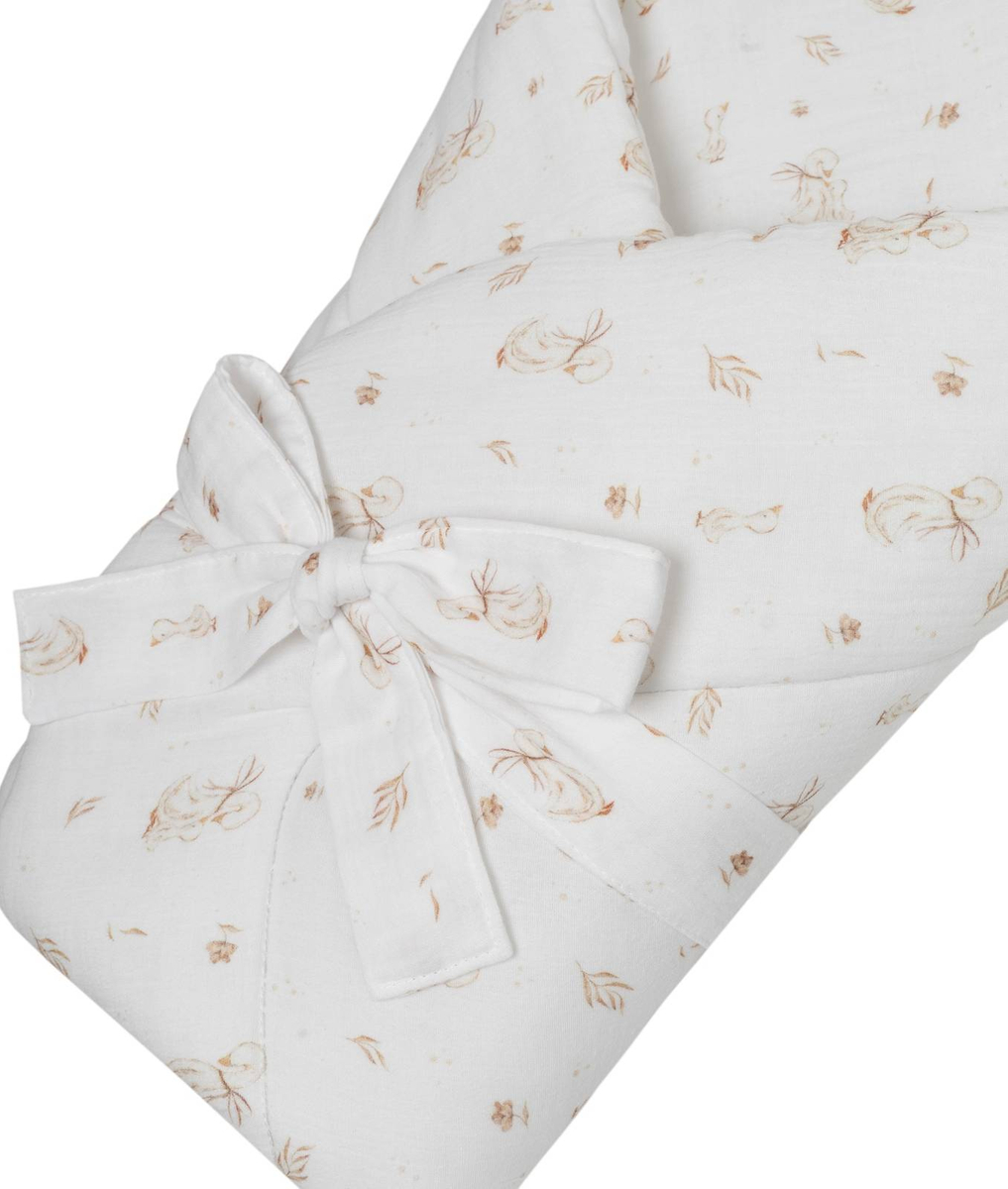 Rożek usztywniany MUŚLINOWY "MOMMY GOOSE"