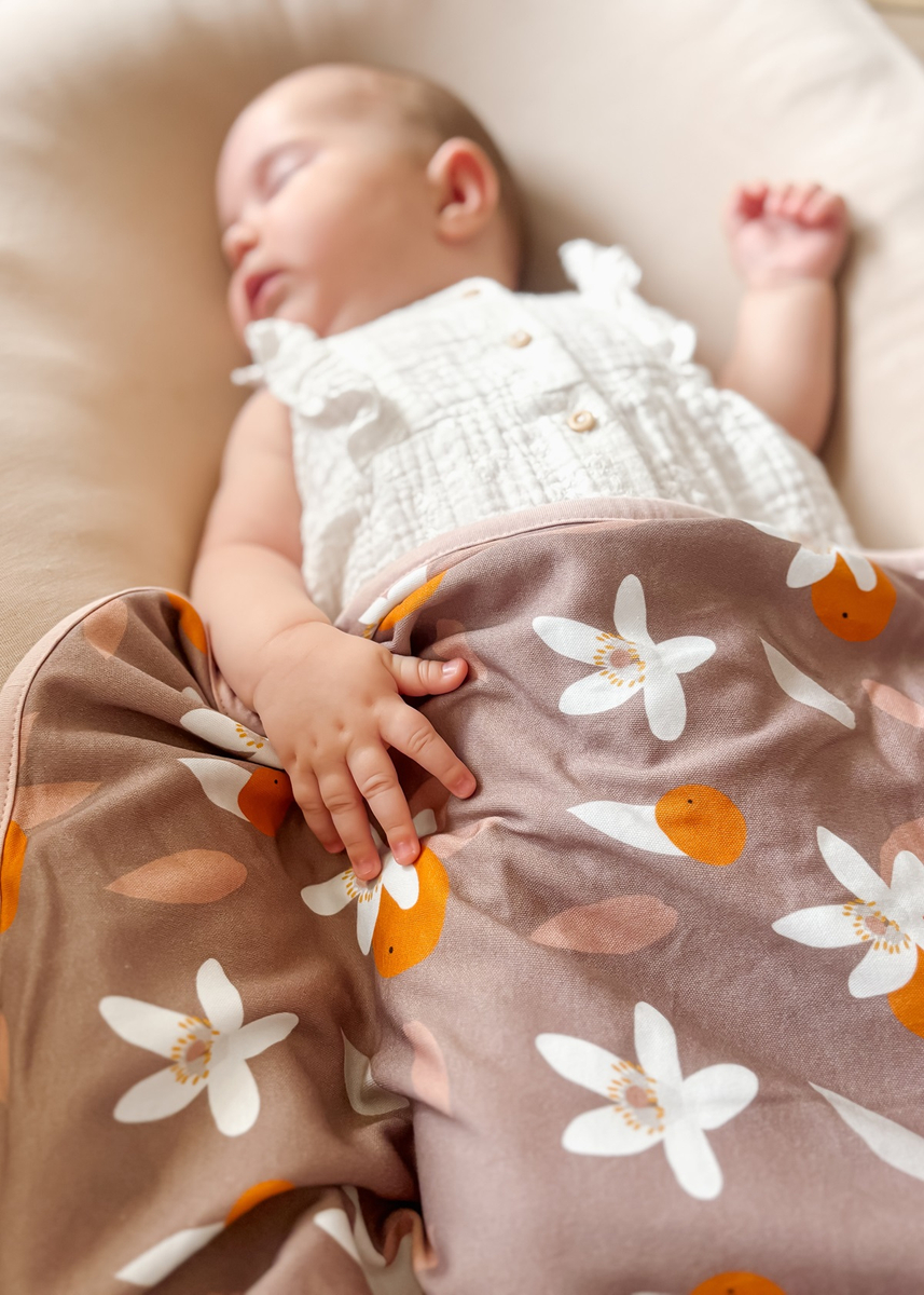 Kocyk letni BAWEŁNIANY 75x100cm