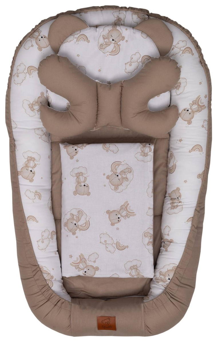 KOKON niemowlęcy BAWEŁNIANY zestaw 5w1