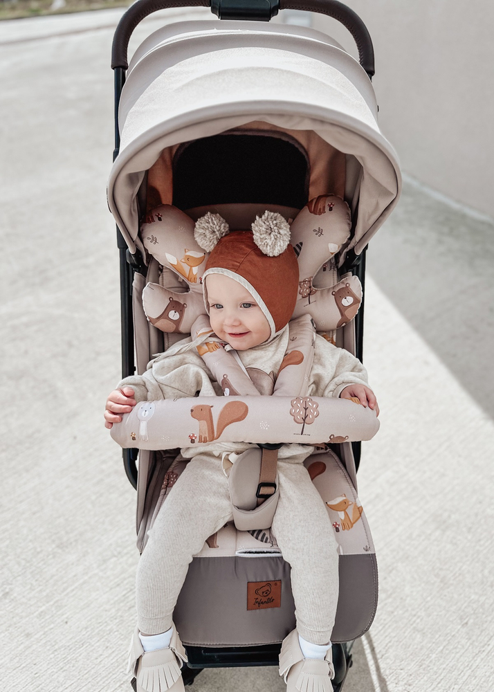 Wkładka do wózka VELVET - ZESTAW