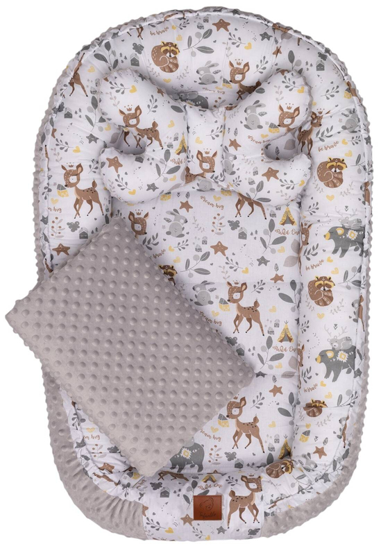 KOKON niemowlęcy MINKY - zestaw NEW