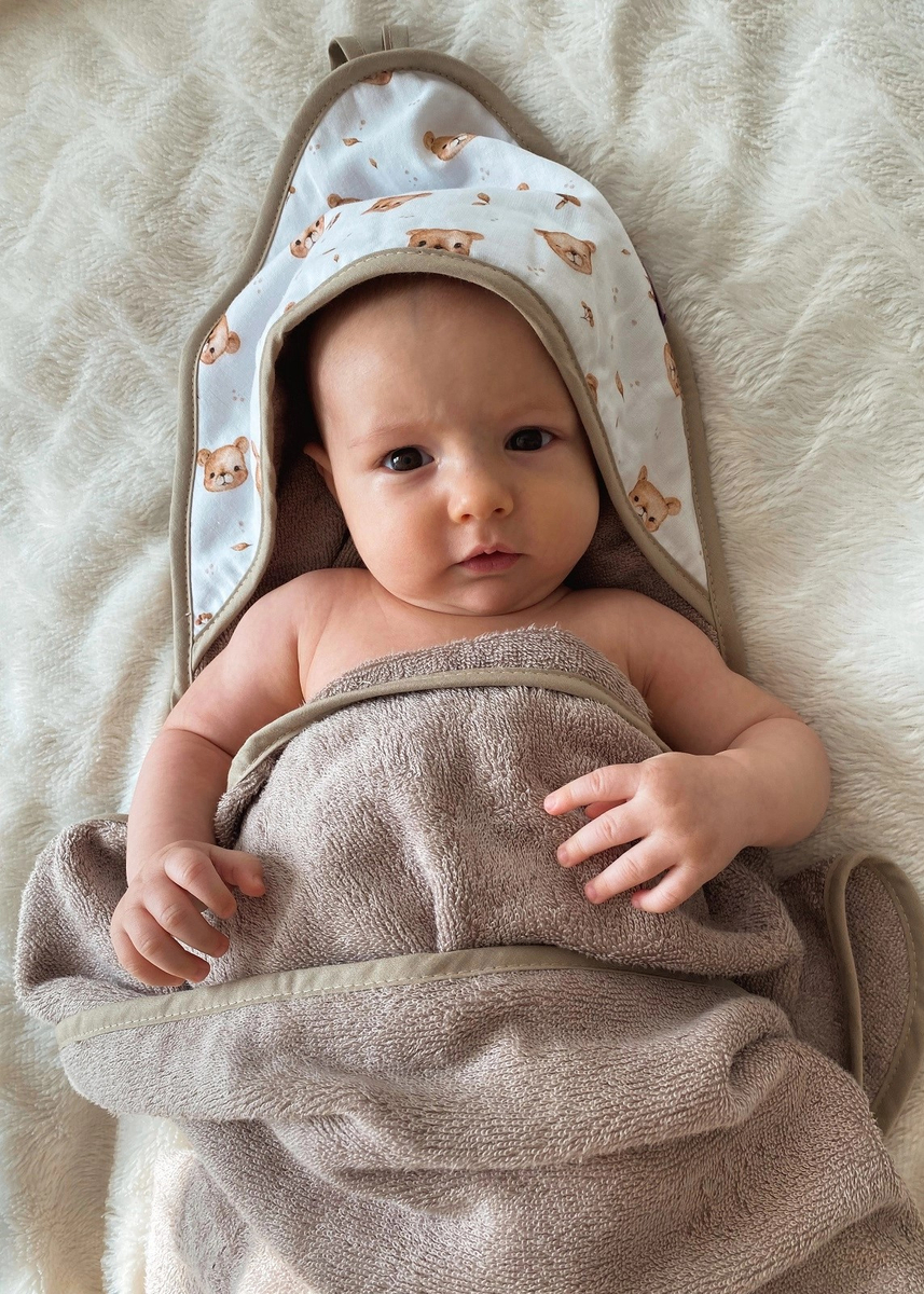 Okrycie kąpielowe BAMBUSOWE 100x100cm