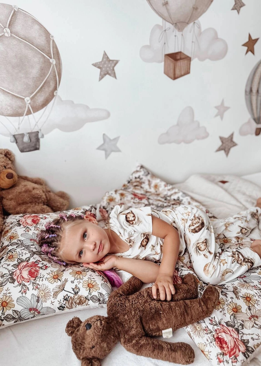 Koc przedszkolaka VELVET 100x135 + poduszka i worek