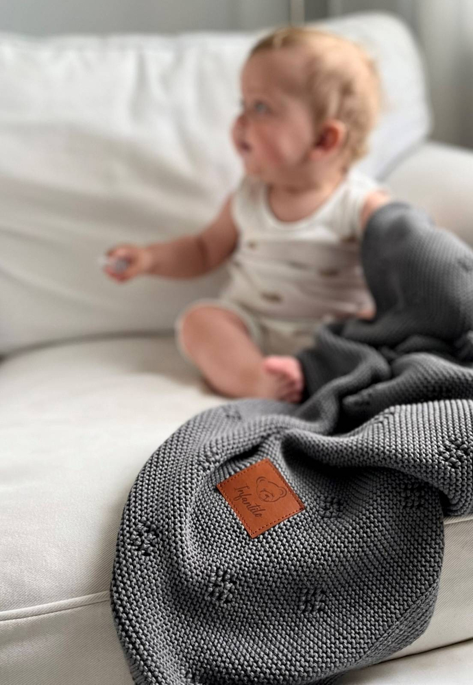 Kocyk dziany BAMBUSOWY DIAMOND 80x100