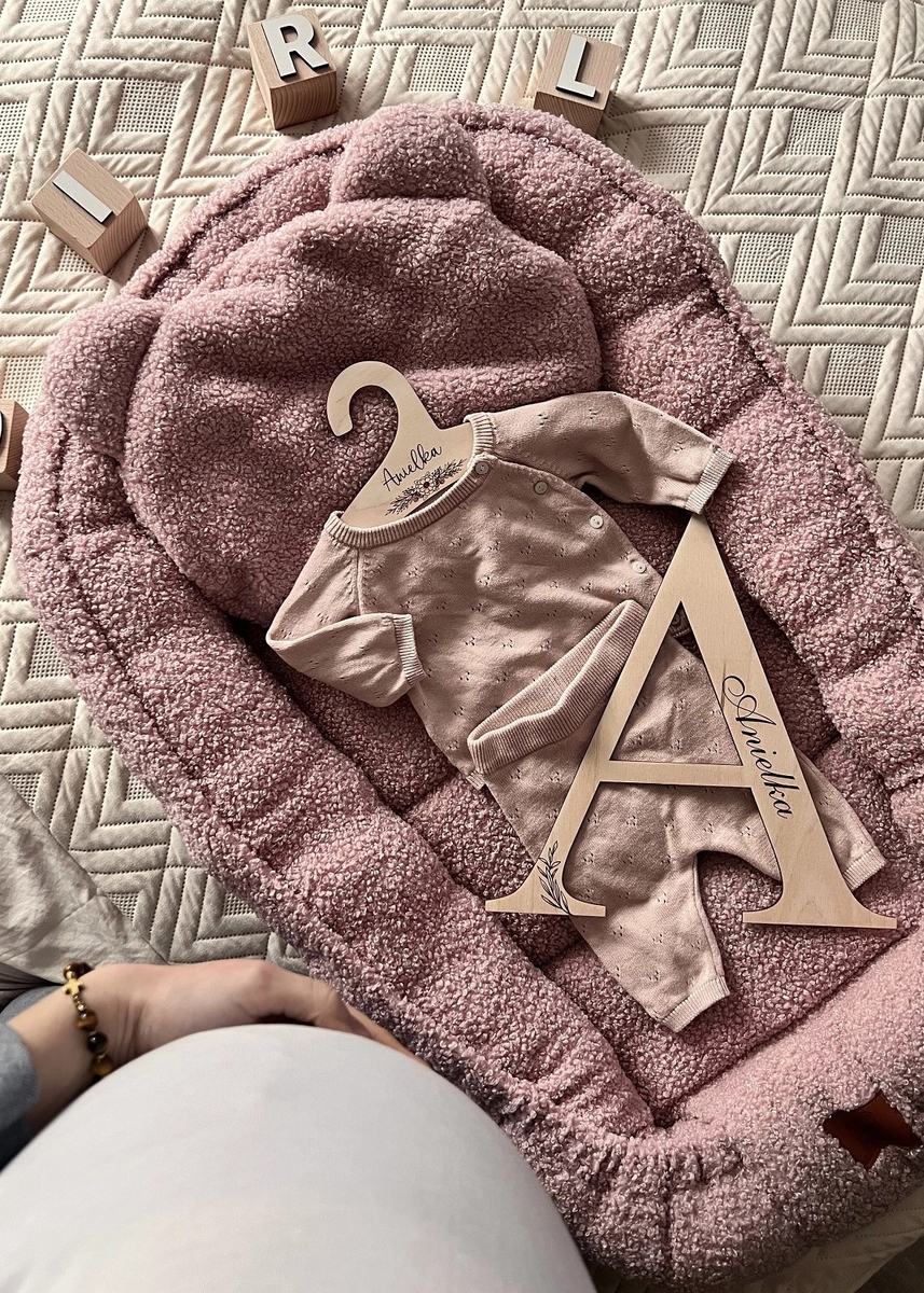 KOKON niemowlęcy BARANEK + poduszka MIŚ