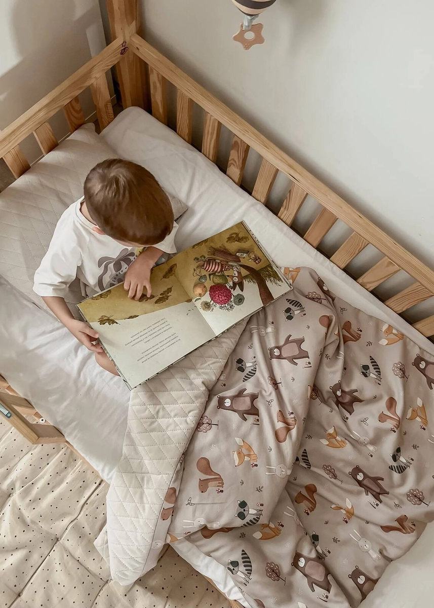 Koc przedszkolaka VELVET 100x135 + poduszka i worek