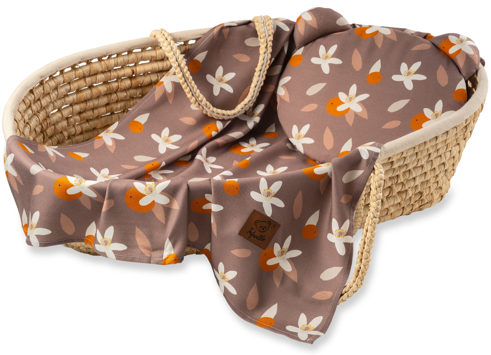 Komplet letni poduszka miś i otulacz BAMBUS