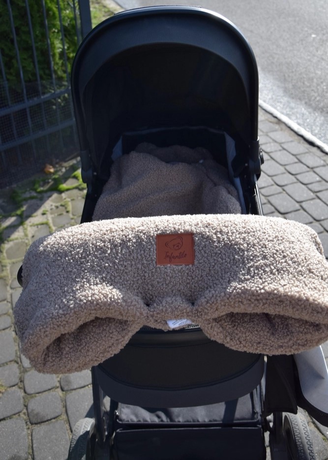Mufka do wózka BARANEK boucle