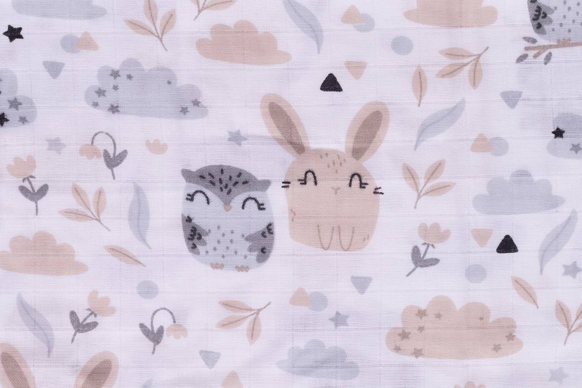 Pieluszki muślinowe 70x80cm - 3-PAK