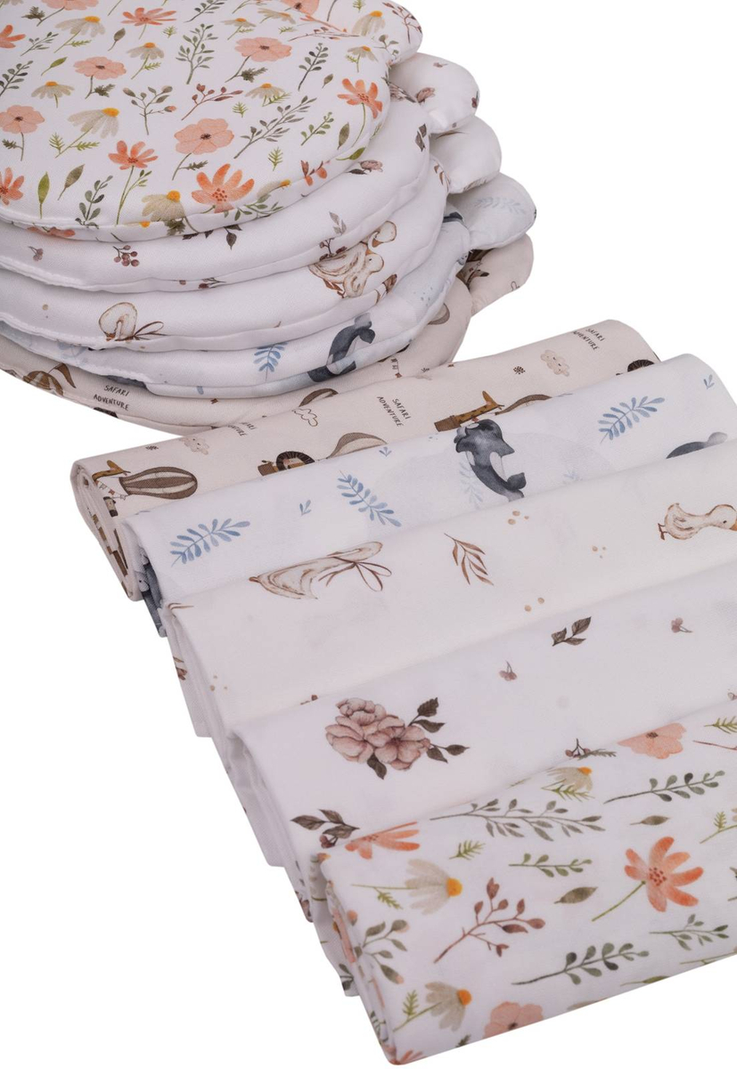 Komplet letni poduszka miś i otulacz BAMBUS