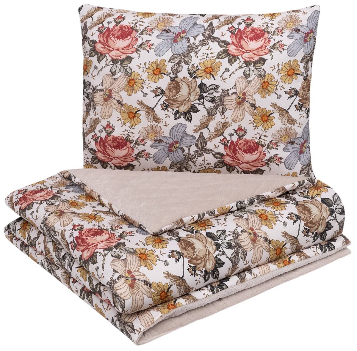 Koc przedszkolaka VELVET 100x135 + poduszka i worek