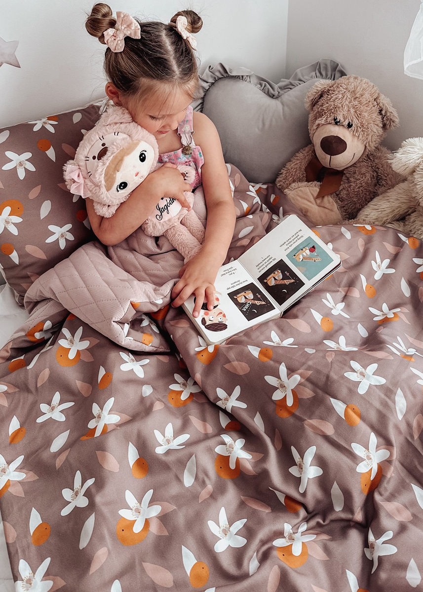 Koc przedszkolaka VELVET 100x135 + poduszka i worek