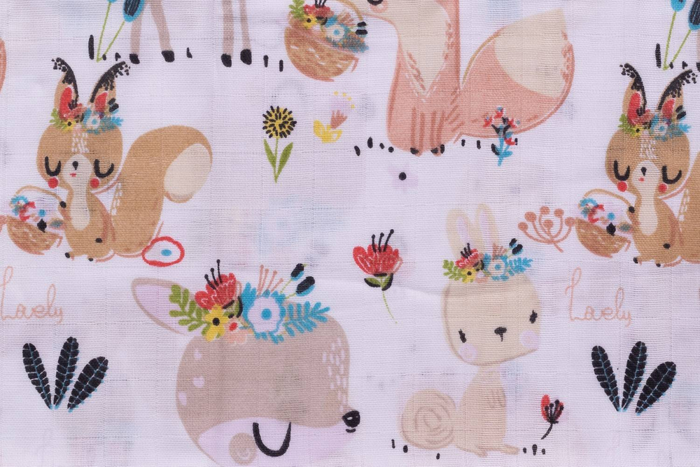 Pieluszki muślinowe 70x80cm - 3-PAK