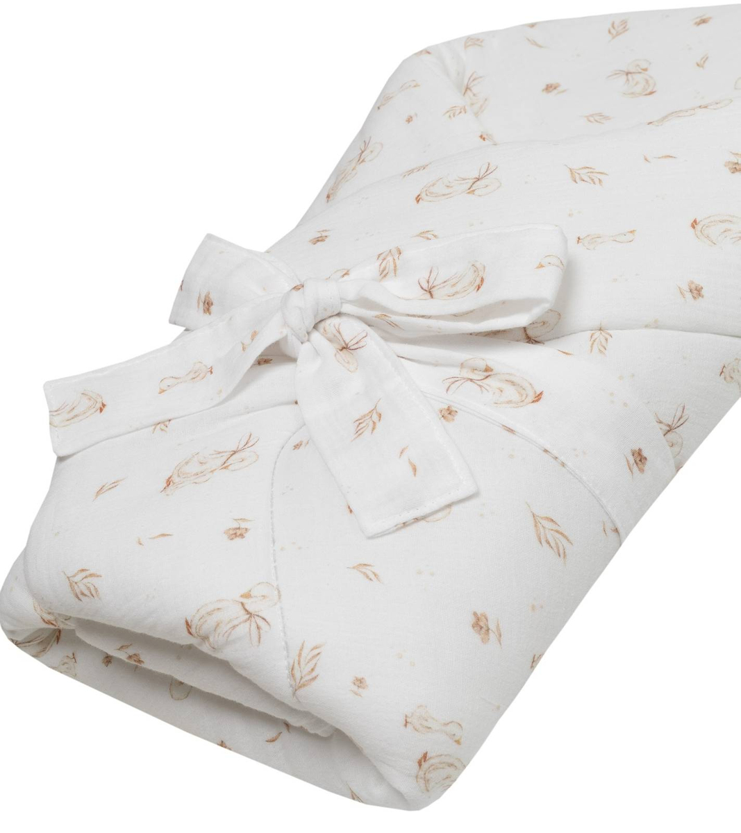 Rożek usztywniany MUŚLINOWY "MOMMY GOOSE"