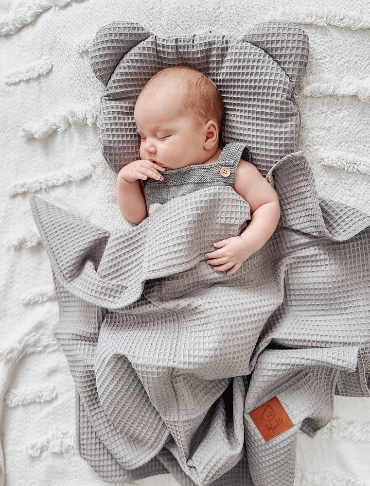 Komplet letni poduszka i otulacz WAFEL