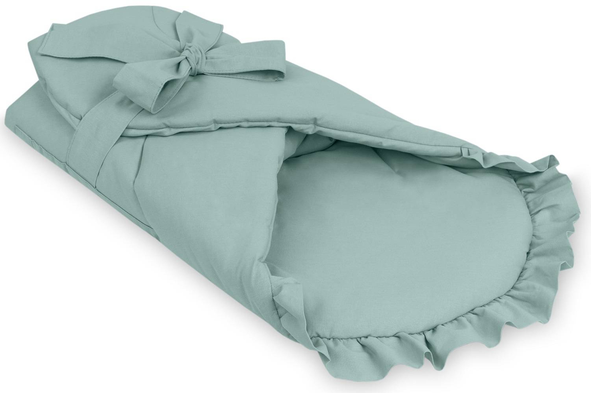 Rożek usztywniany BAWEŁNIANY z falbanką