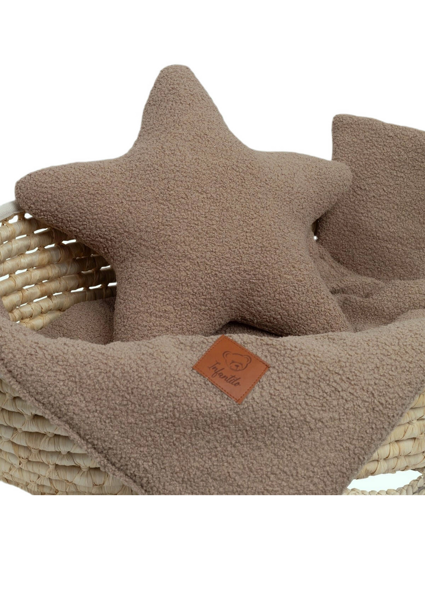 Poduszka dekoracyjna GWIAZDKA BARANEK boucle