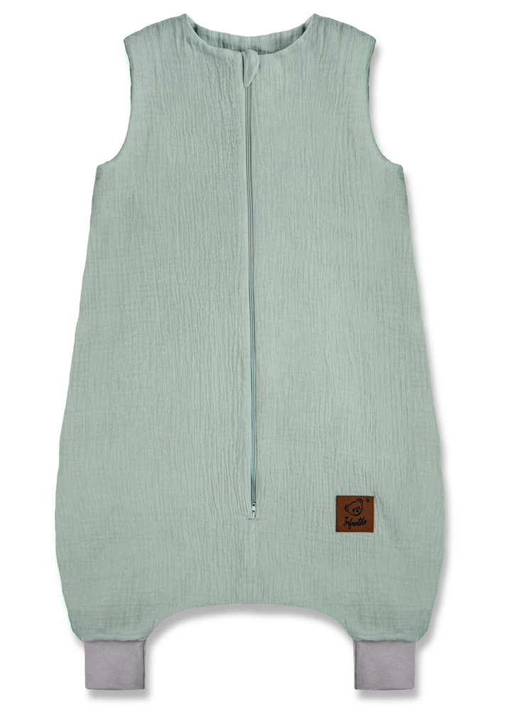 Śpiworek do spania muślinowy z nogawkami KIDS SOFT LIGHT