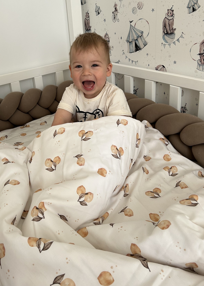 Pościel dziecięca do łóżeczka 100x135cm z wypustką 2elem