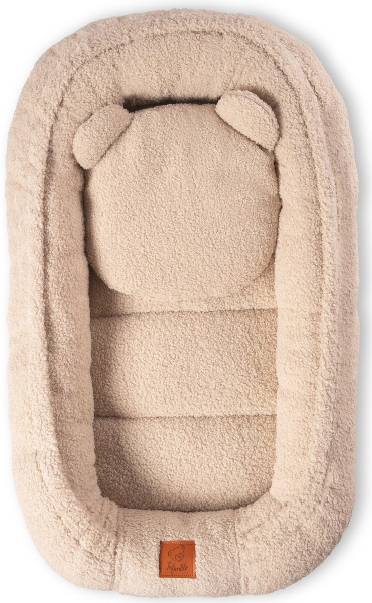 KOKON niemowlęcy BARANEK + poduszka MIŚ