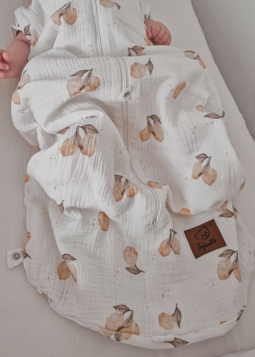 Śpiworek do spania muślinowy PREMIUM light PRINT