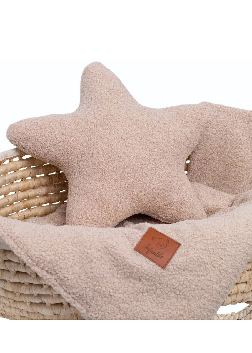 Poduszka dekoracyjna GWIAZDKA BARANEK boucle