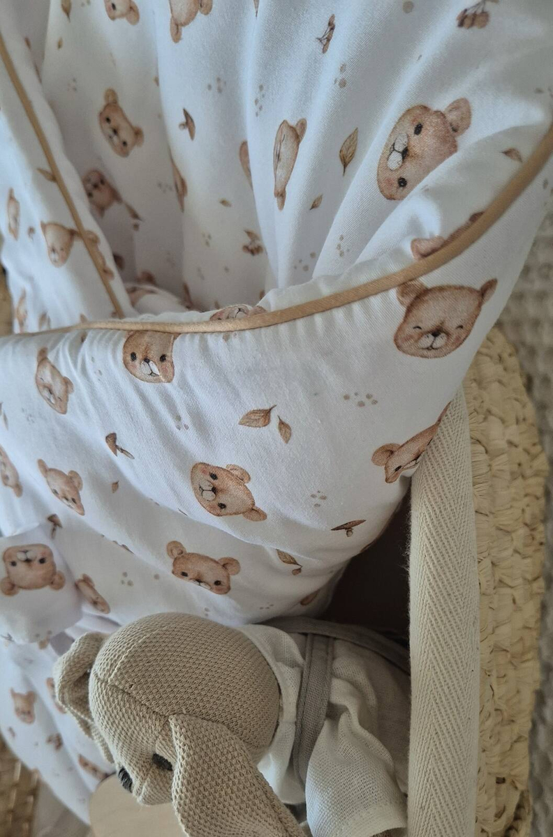 Rożek usztywniany bawełniany PREMIUM z wypustką