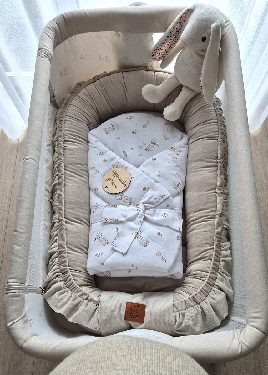 Rożek usztywniany bawełniany PREMIUM z wypustką