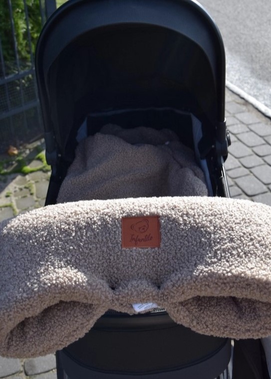 Mufka do wózka BARANEK boucle