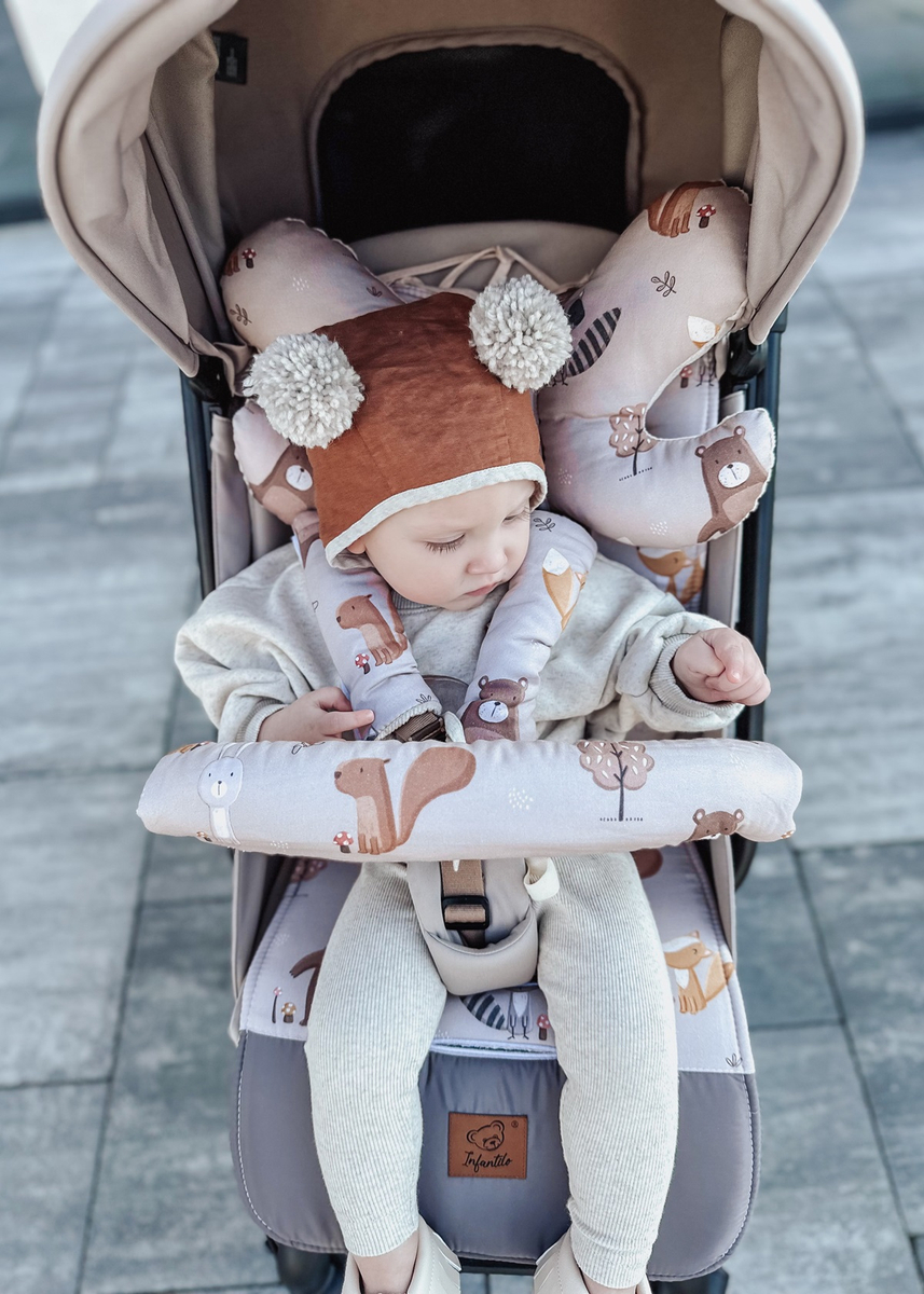 Wkładka do wózka VELVET - ZESTAW