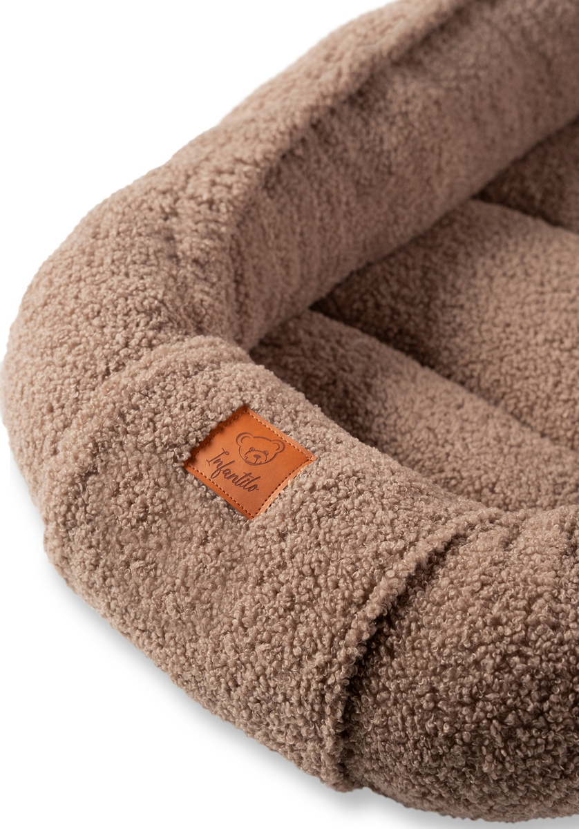 KOKON niemowlęcy BARANEK + poduszka MIŚ