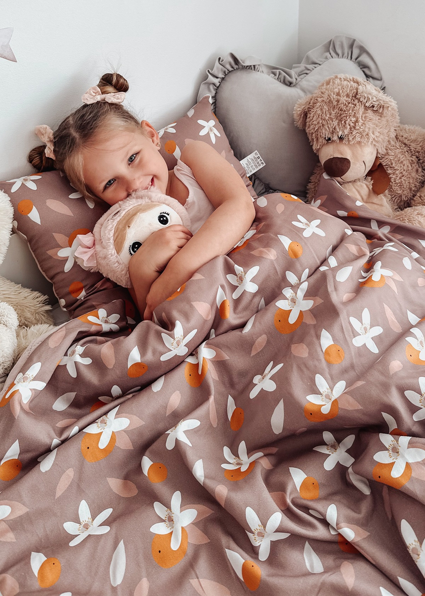 Koc przedszkolaka VELVET 100x135 + poduszka i worek