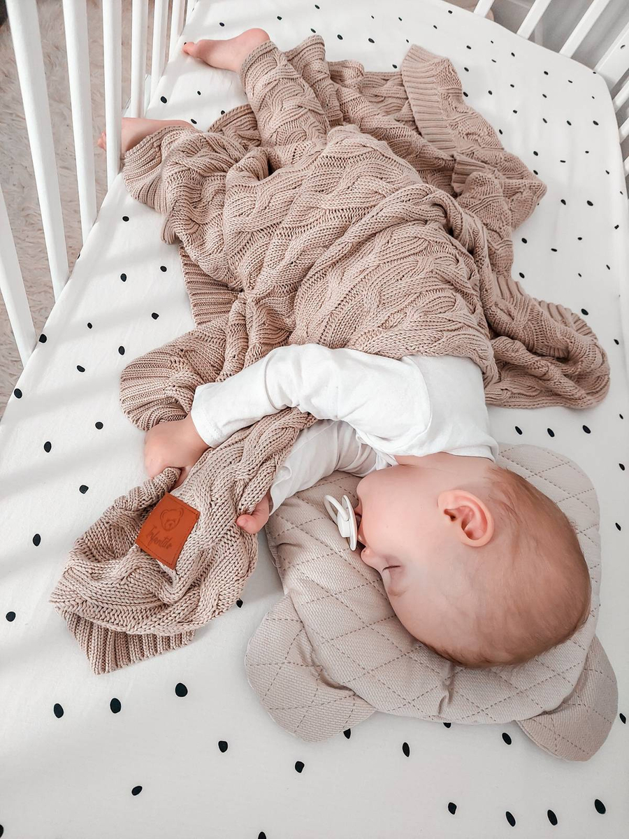 Poduszka miś VELVET pikowany