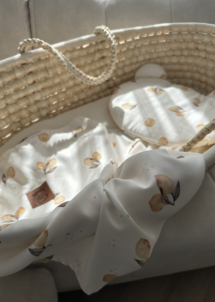 Komplet letni poduszka miś i otulacz BAMBUS