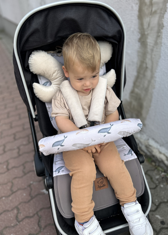 Wkładka do wózka VELVET - ZESTAW