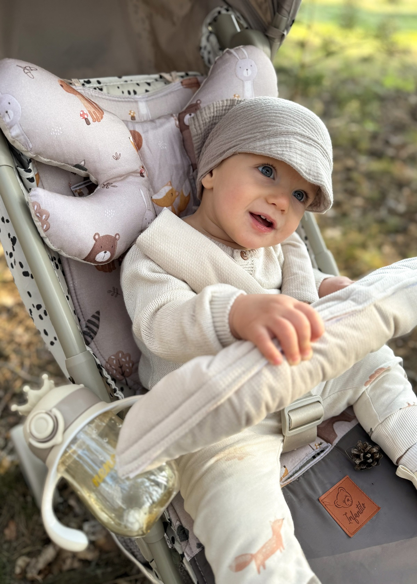 Wkładka do wózka VELVET - ZESTAW