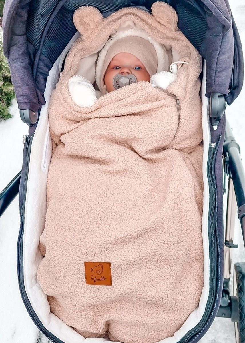 Śpiworek do wózka i fotelika BARANEK BOUCLE