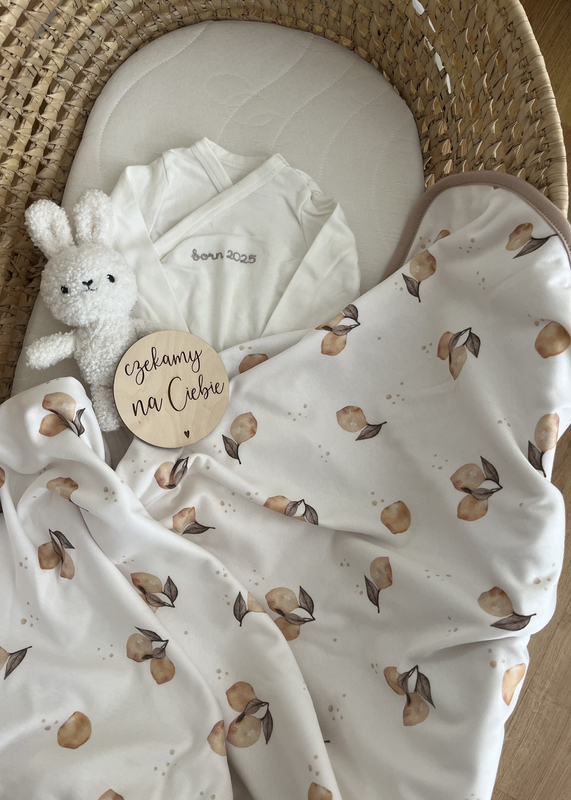 Kocyk letni BAWEŁNIANY 75x100cm