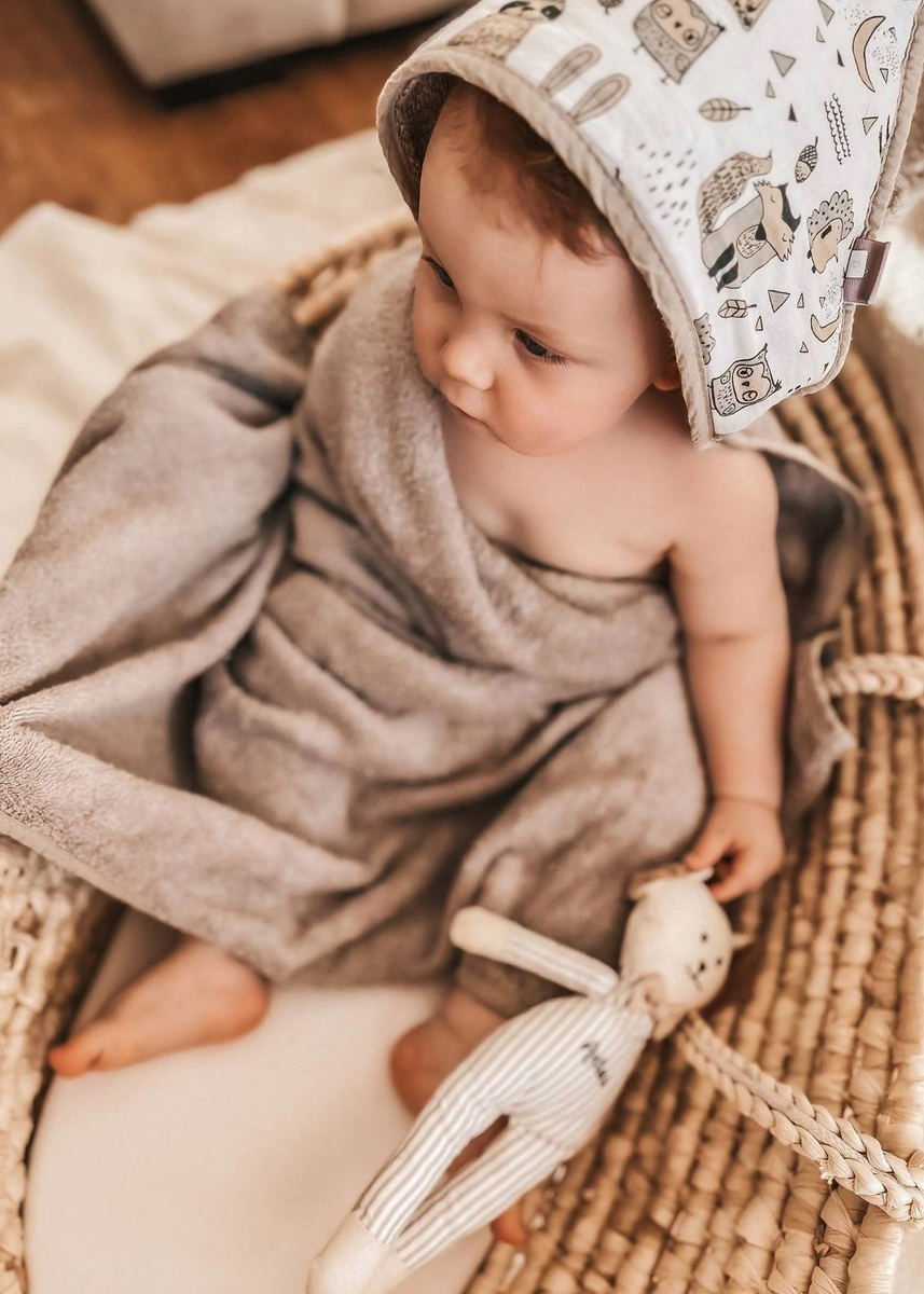 Okrycie kąpielowe BAMBUSOWE 100x100cm