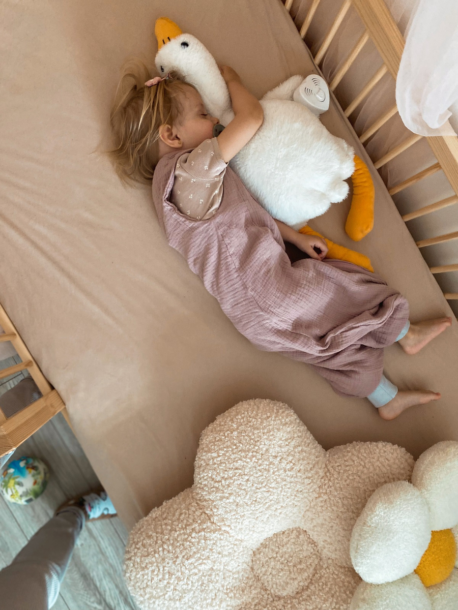 Śpiworek do spania muślinowy z nogawkami KIDS SOFT LIGHT