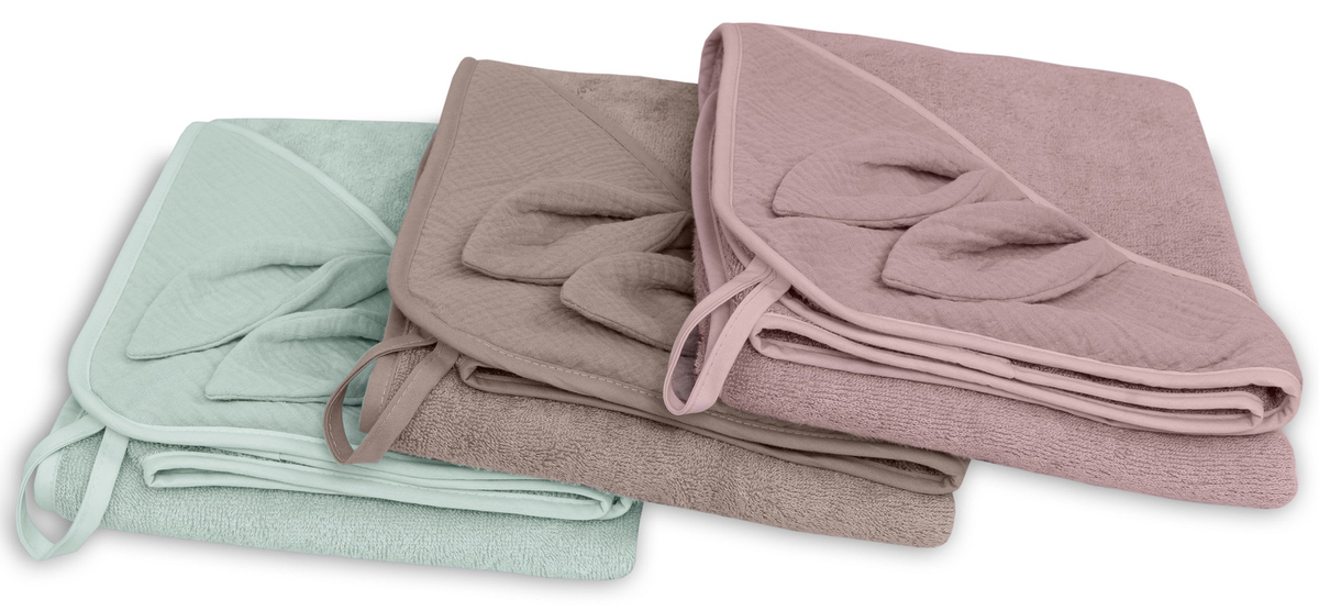 Okrycie kąpielowe BAMBUSOWE 100x100 RABBIT