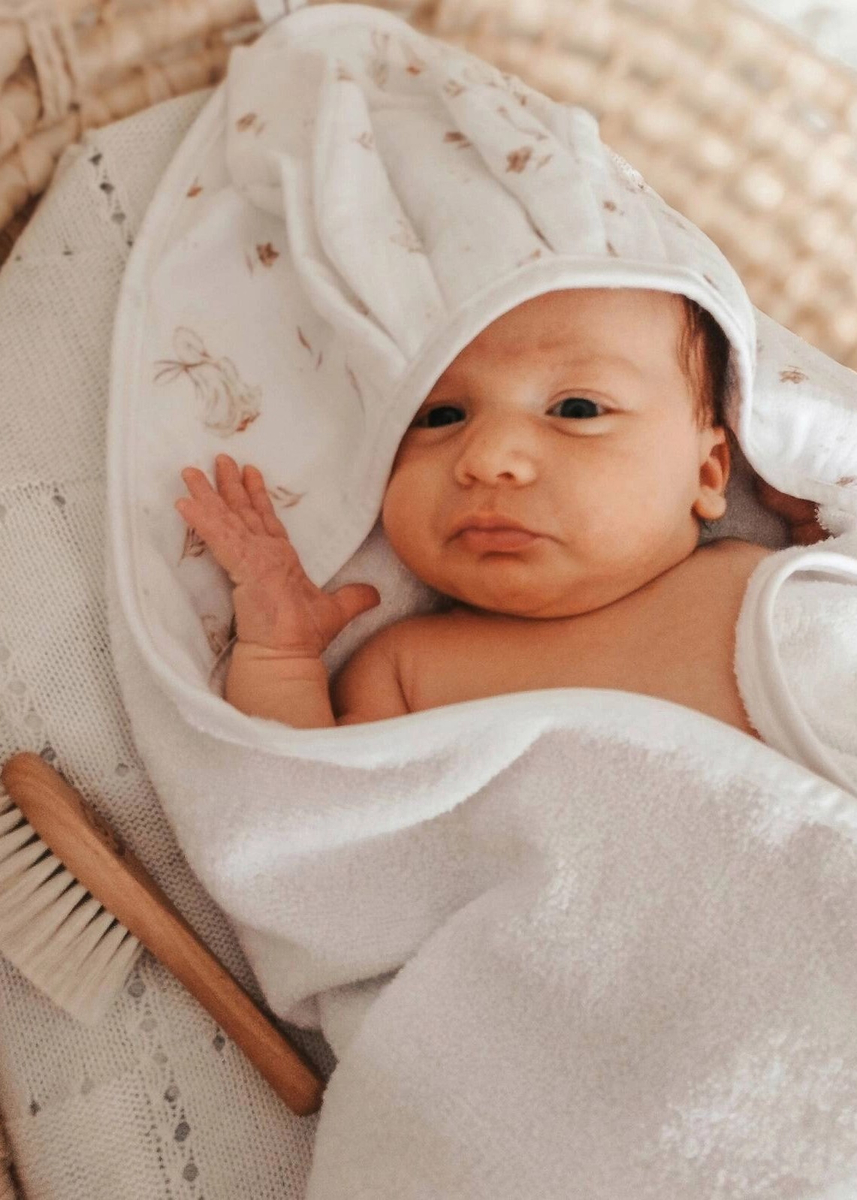 Okrycie kąpielowe BAMBUSOWE 100x100 RABBIT